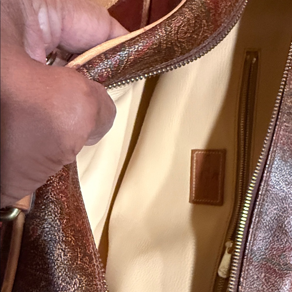 Paisley Brown and Tan Etro Bag - Picture 5 of 7